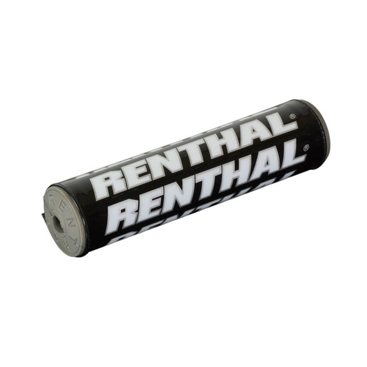 PARACOLPI MANUBRIO RENTHAL MINI SX (205MM-8.5IN) PER TRAVERSINO NERO-ARGENTO-BIANCO