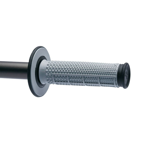 MANOPOLE RENTHAL DUAL TAPERED MX HALF WAFFLE GRIGIO-NERO