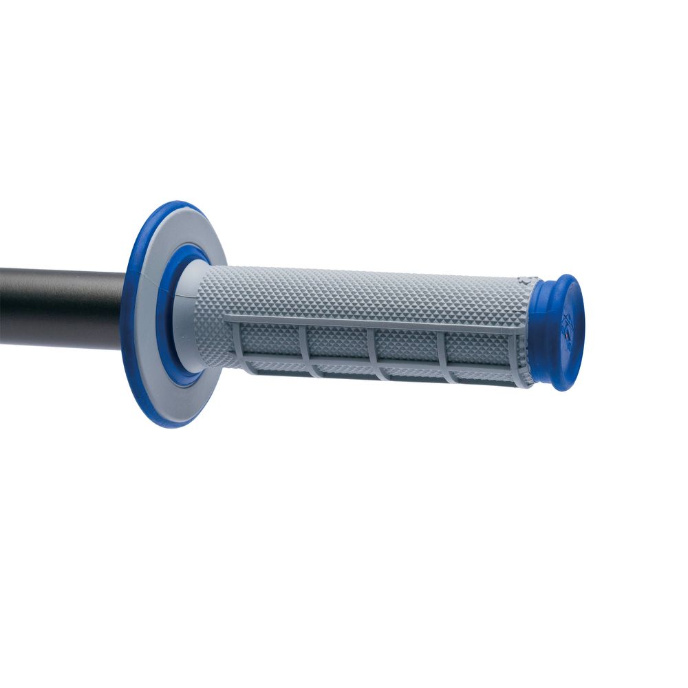 MANOPOLE RENTHAL DUAL MX HALF WAFFLE GRIGIO-BLU