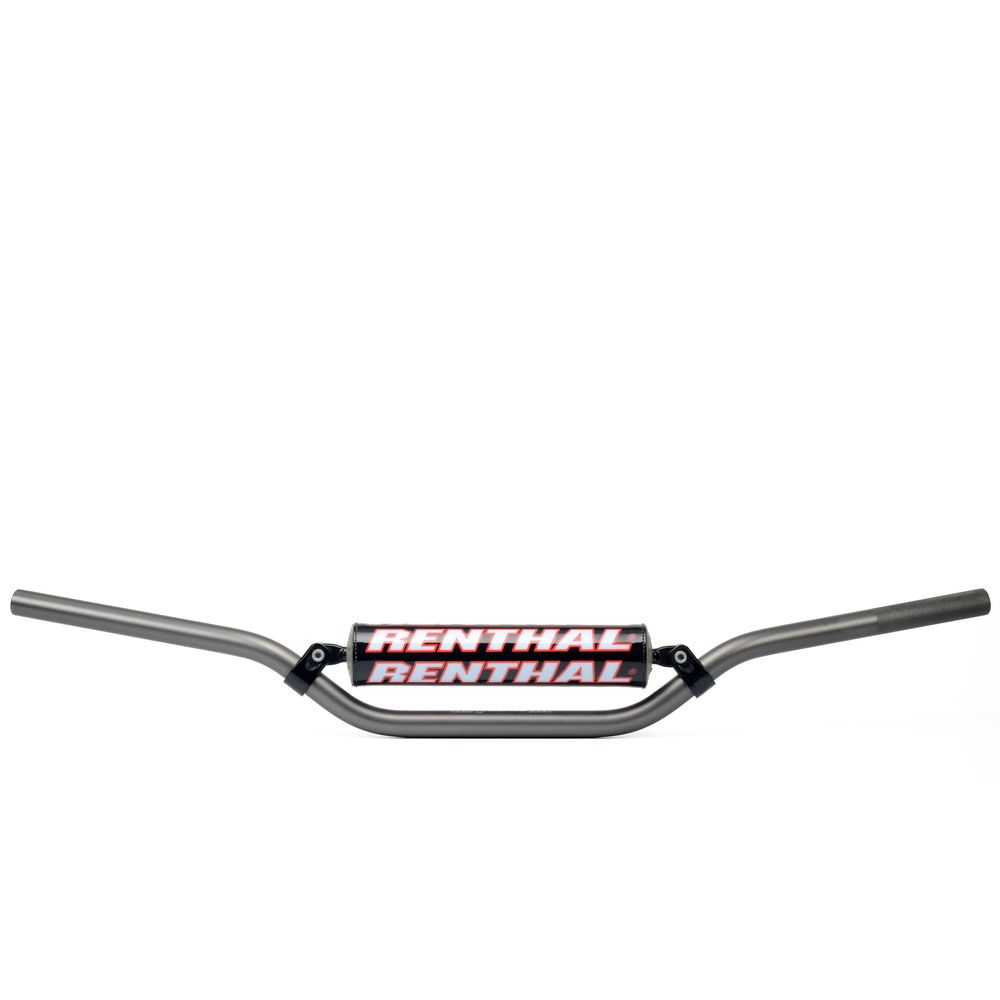 MANUBRIO CON TRAVERSINO RENTHAL 7-8" 971 RC GRIGIO TITANIO