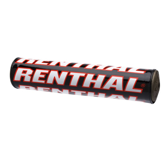 PARACOLPI MANUBRIO RENTHAL SX (240MM-10IN) PER TRAVERSINO NERO-BIANCO-ROSSO