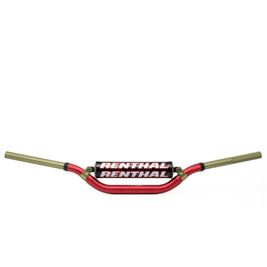 MANUBRIO CON TRAVERSINO RENTHAL TWINWALL 997 RC - HON CRF 04-18 KAW KX-KXF 2006+ ROSSO