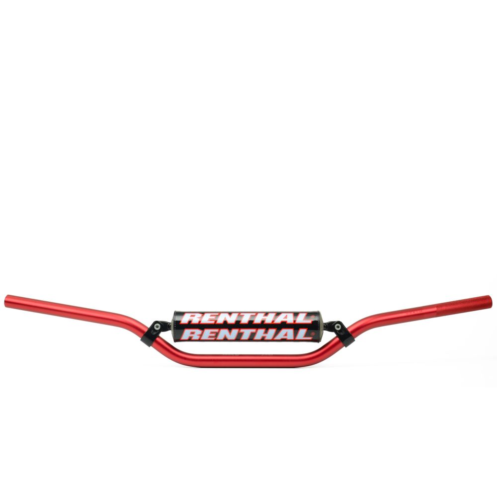 MANUBRIO CON TRAVERSINO RENTHAL 7-8" 971 RC ROSSO