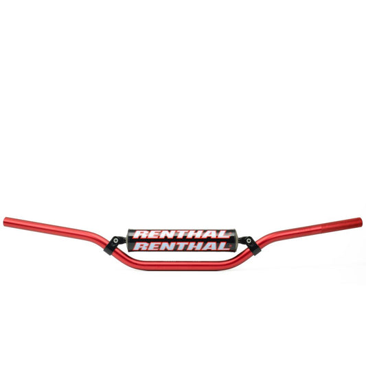 MANUBRIO CON TRAVERSINO RENTHAL 7-8" 971 RC ROSSO