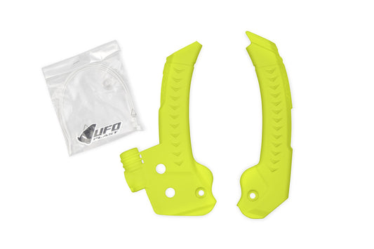 JEU PROTECTION CADRE UFOPLAST POUR HUSQVARNA FX 450 2025-2025 / JAUNE 19-25