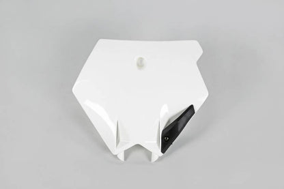 TABELLA PORTANUMERO ANTERIORE COMPATIBILE CON KTM SX 250 2003-2006 bianco