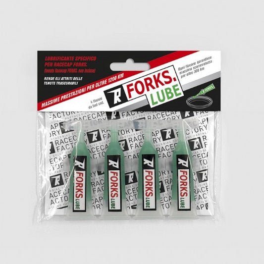 RASCHIAFANGO FORCELLA RACECAP FORKS LUBE - LUBRIFICANTE SPECIFICO PER I FORKS - (4 PEZZI)