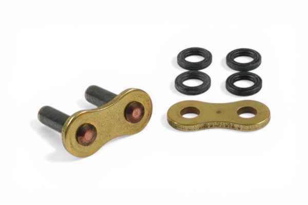 MAGLIA RIBADIRE RK - PER CATENA 525 XRE XW-RING - ORO