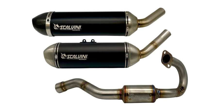 Scalvini Fantic 125 XMF 25 Euro 5 - completo nero-acciaio