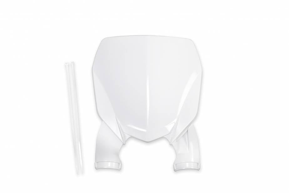 TABELLA PORTANUMERO ANTERIORE COMPATIBILE CON YAMAHA YZ 250 2022-2026 / Stadium bianco