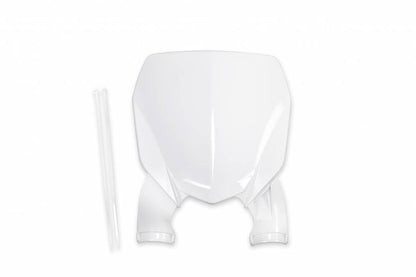 TABELLA PORTANUMERO ANTERIORE COMPATIBILE CON YAMAHA YZ 250 2022-2026 / Stadium bianco