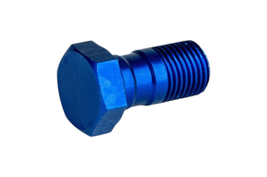 RACCORDO TUBO FRENO VITE CORTA FORATA M10X1 IN LEGA LEGGERA