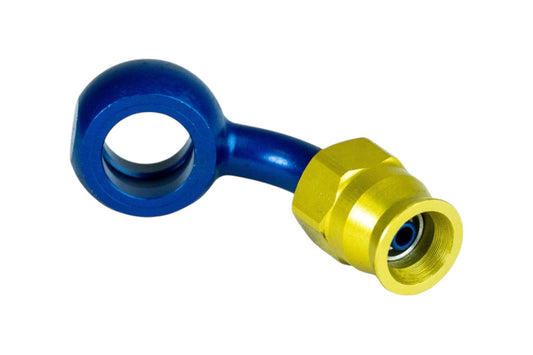 RACCORDO TUBO FRENO RACCORDO OCCHIELLO PIEGATO A 60° IN LEGA LEGGERA