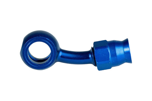 RACCORDO TUBO FRENO RACCORDO OCCHIELLO PIEGATO LATERALMENTE A 25° IN LEGA LEGGERA