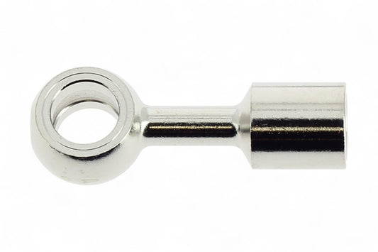 RACCORDO TUBO FRENO RIDUZIONE OCCHIELLO DIRITTO FEMMINA M10X1 IN METALLO