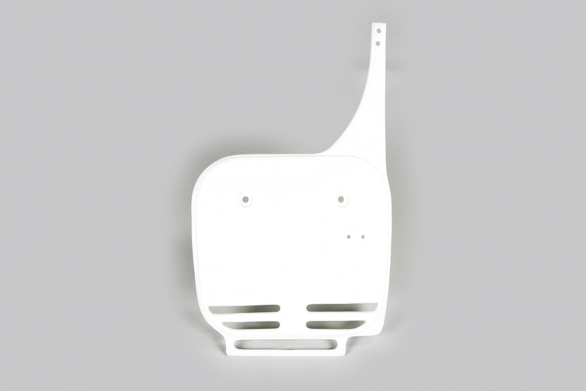 TABELLA PORTANUMERO ANTERIORE COMPATIBILE CON SUZUKI RM 60 2003-2004 - bianco (047)