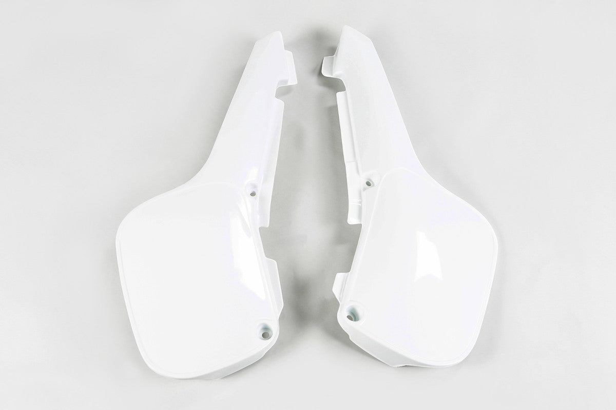 FIANCATINE LATERALI COMPATIBILE CON SUZUKI RM 60 2003-2004 - bianco