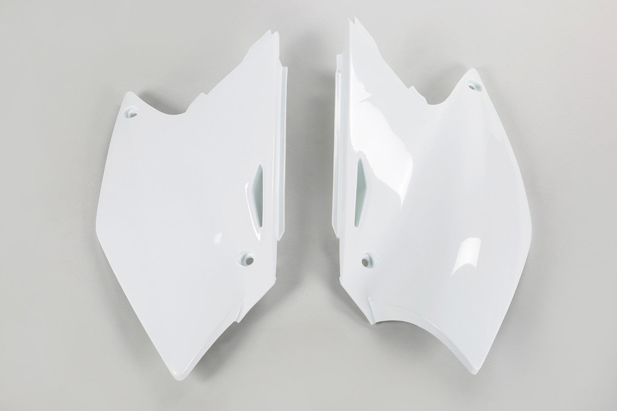 FIANCATINE LATERALI COMPATIBILE CON SUZUKI RM-Z 250 2004-2006 - bianco (041)