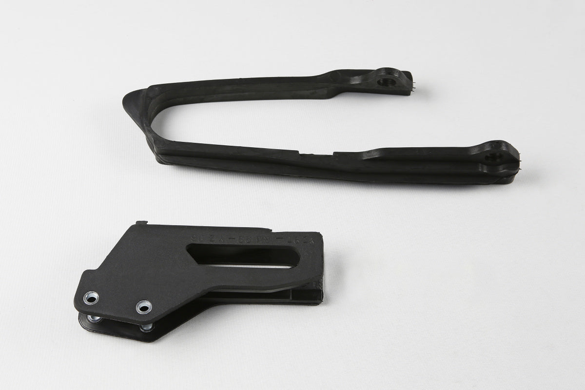 KIT CRUNA CATENA + FASCIA FORCELLONE COMPATIBILE CON SUZUKI RM 125 1999-2000 - nero