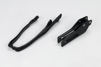 KIT CRUNA CATENA + FASCIA FORCELLONE COMPATIBILE CON SUZUKI RM-Z 450 2010-2017 - nero