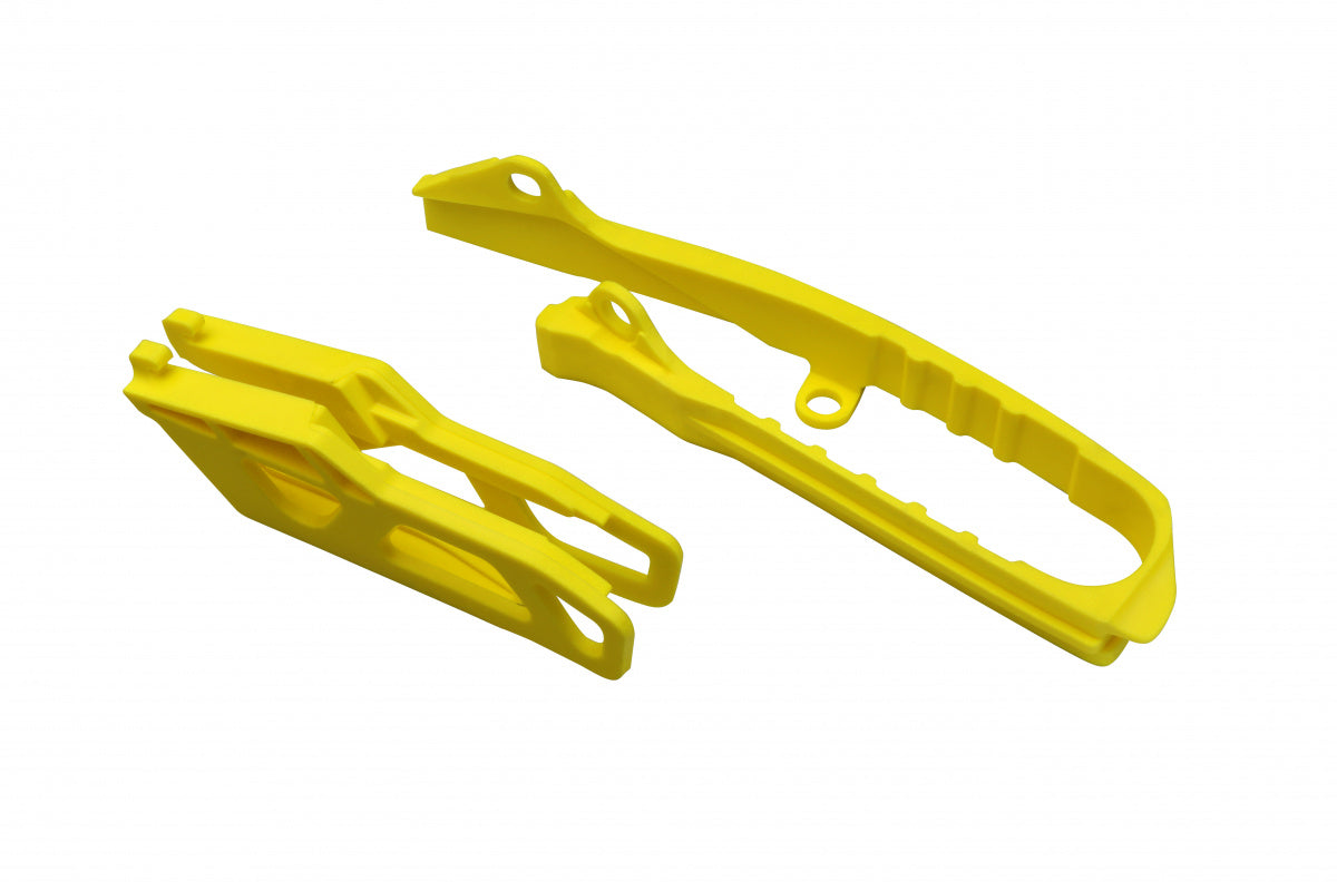 KIT CRUNA CATENA + FASCIA FORCELLONE COMPATIBILE CON SUZUKI RM-Z 250 2019-2027 - giallo