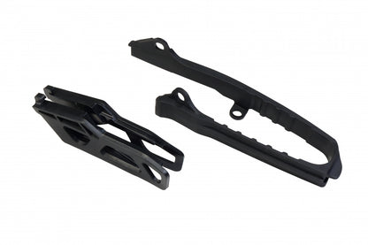 KIT CRUNA CATENA + FASCIA FORCELLONE COMPATIBILE CON SUZUKI RM-Z 250 2019-2027 - nero