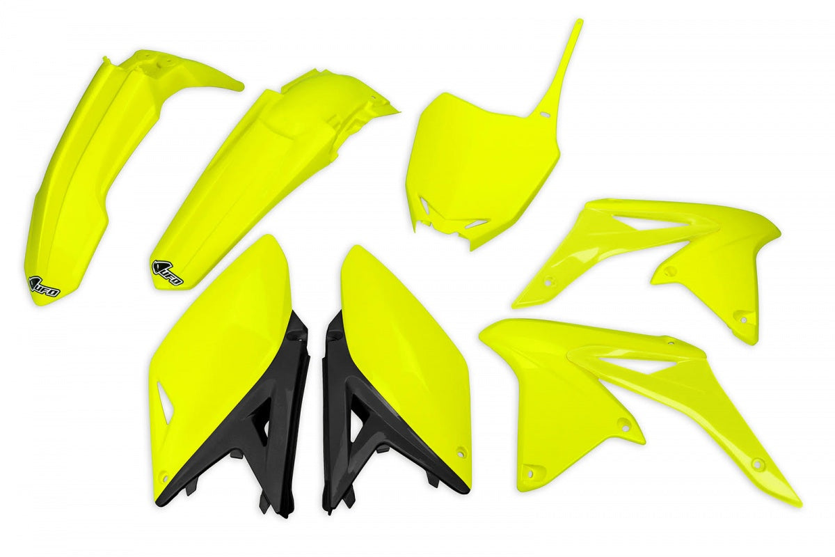 KIT PLASTICHE COMPATIBILE CON SUZUKI RM-Z 250 2010-2018 - giallo fluo