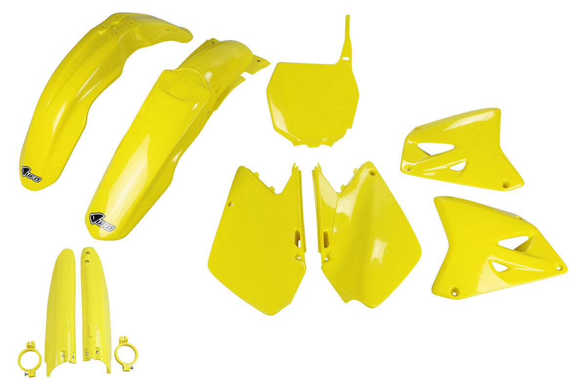 FULL KIT PLASTICHE COMPATIBILE CON SUZUKI RM 125 2001-2003 - giallo