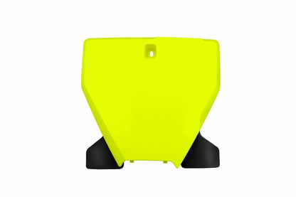 TABELLA PORTANUMERO ANTERIORE COMPATIBILE CON HUSQVARNA TC 125 2019-2022 / portanumero con estensione giallo fluo