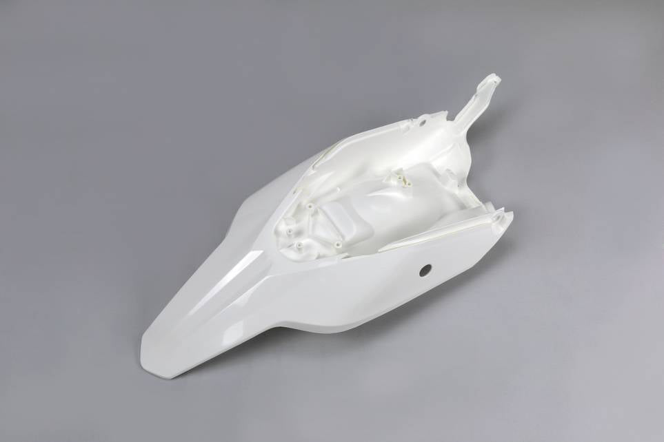 PARAFANGO POSTERIORE COMPATIBILE CON KTM SX 65 2009-2015 / con fiancatine bianco