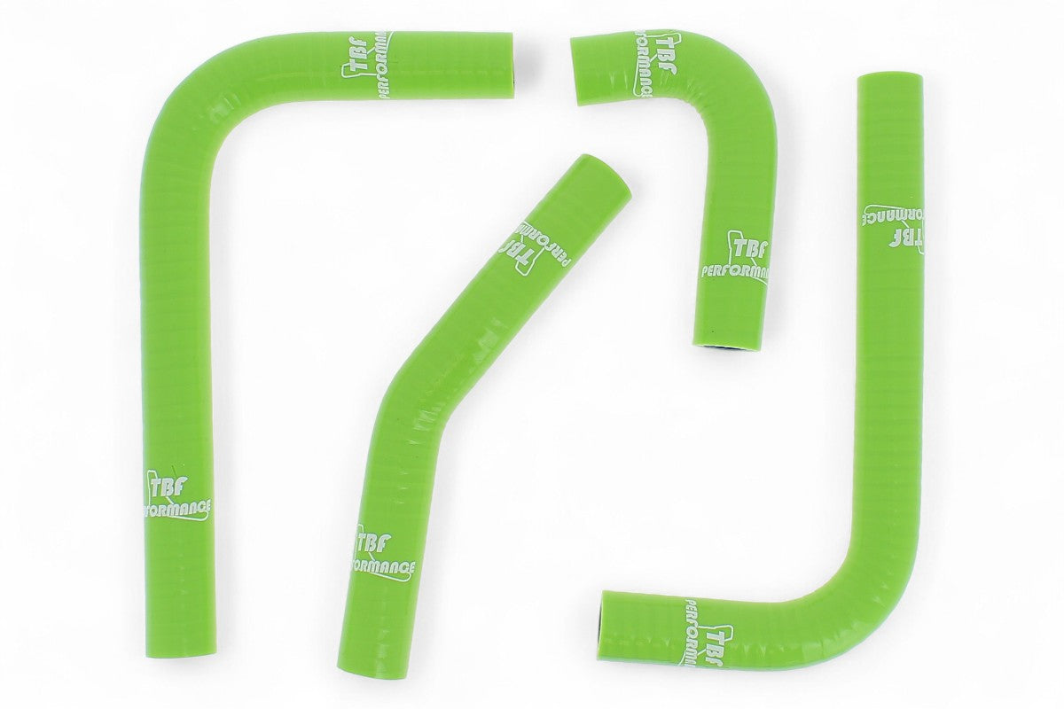 MANICOTTI RADIATORE TBF KAWASAKI KXF 250 (17-19) VERDE