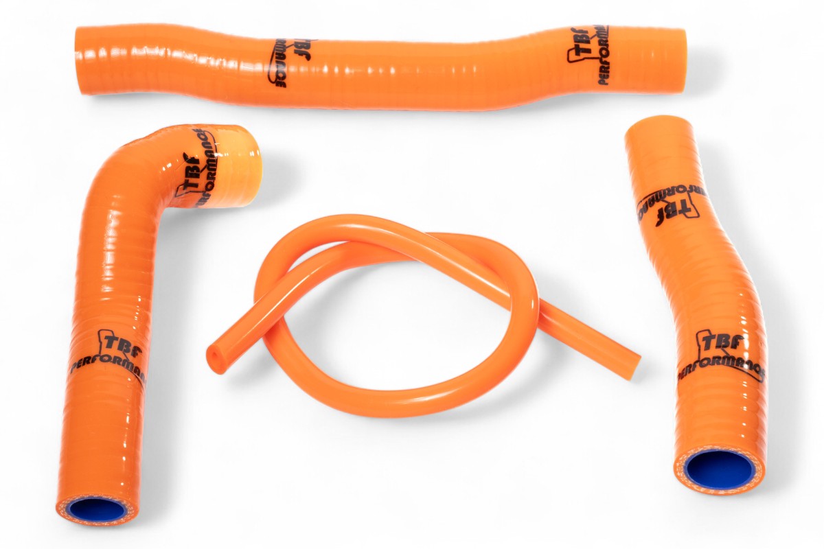 MANICOTTI RADIATORE TBF KTM SX 125 (19-22) ARANCIONE