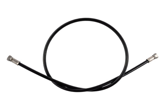 TUBO FRENO UNIVERSALE PRE-ASSEMBLATO CARBON LOOK, LUNGHEZZA 90CM