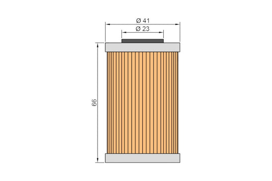 FILTRO OLIO HUSABERG FE 650 (04-08) - TWIN AIR