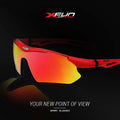 rosso / lente revo + trasparente