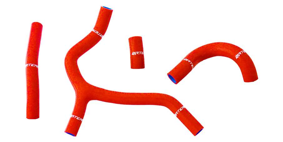 Tubi radiatore rossi NRTeam Husqvarna TC 250 19-22