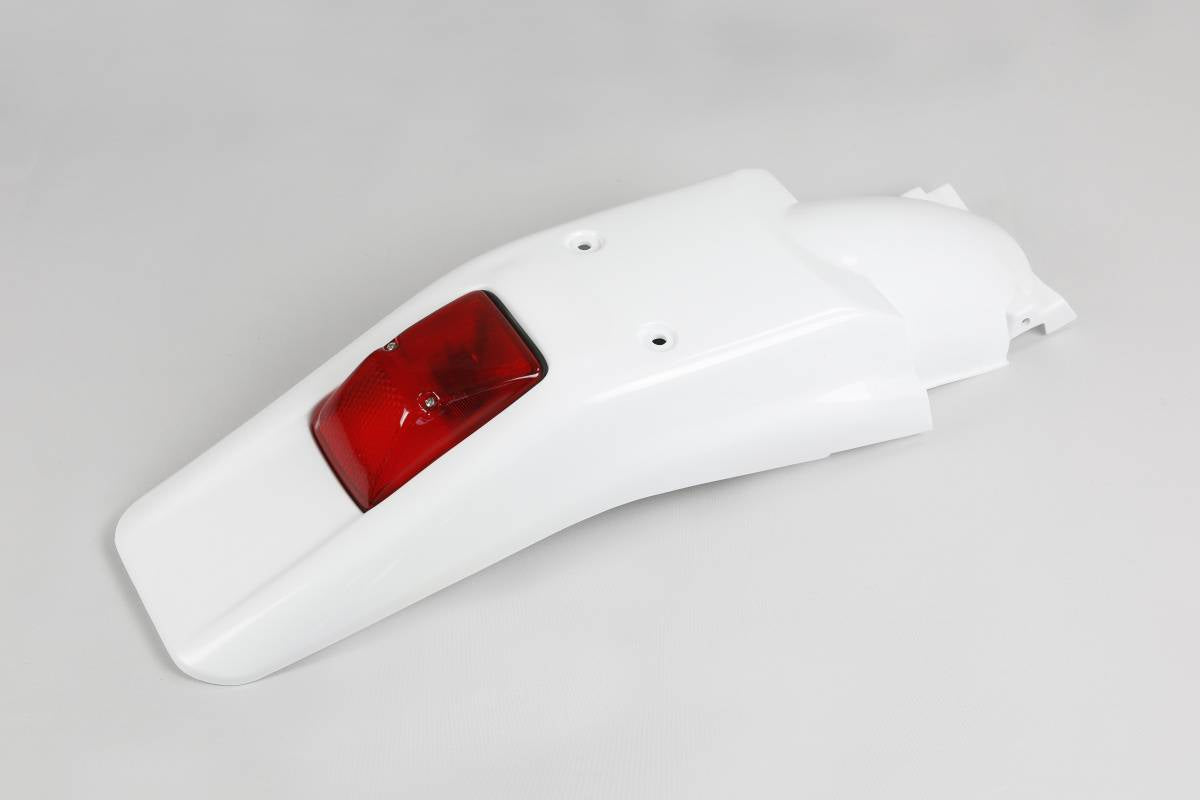 PARAFANGO POSTERIORE COMPATIBILE CON HONDA XR 400R 1996-2026 / con portatarga bianco