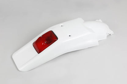 PARAFANGO POSTERIORE COMPATIBILE CON HONDA XR 400R 1996-2026 / con portatarga bianco