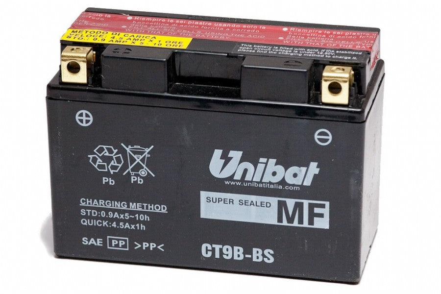 BATTERIA MF CT9B-BS/YT9B-BS YAMAHA TT 600 (03-04) UNIBAT