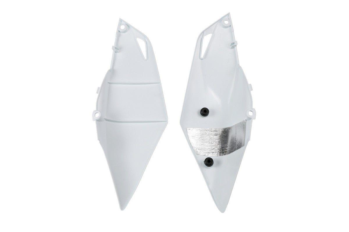 FIANCATINE-LATERALI-COMPATIBILE-CON-HONDA-CRF-250R-2014-2017-PER-MARMITTA-SINGOLA-BIANCO