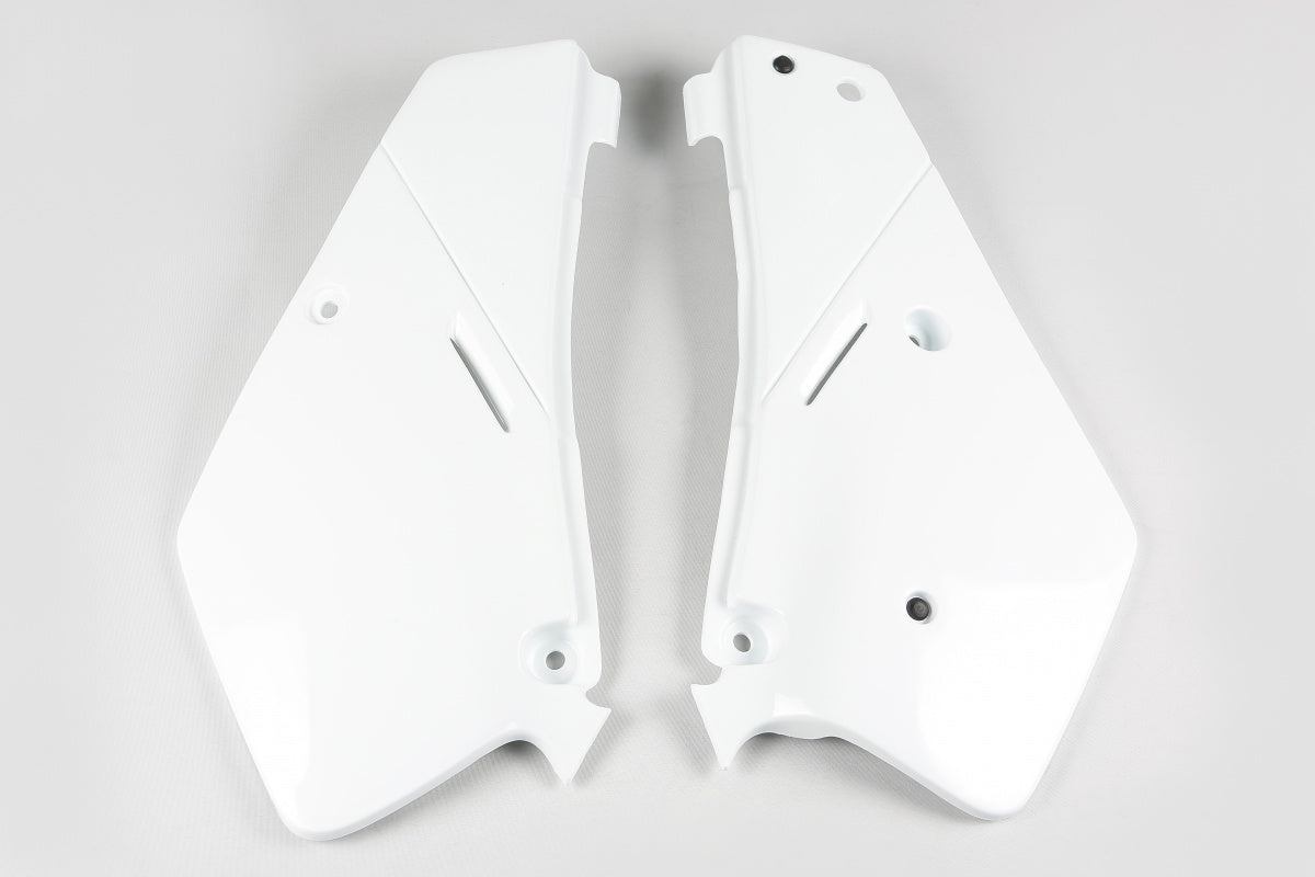FIANCATINE-LATERALI-COMPATIBILE-CON-SUZUKI-RM-80-1986-1999-BIANCO