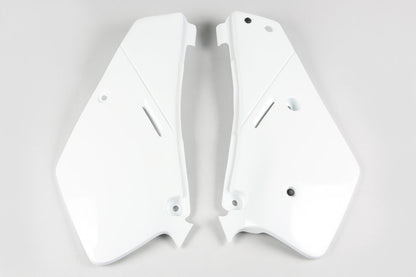 FIANCATINE-LATERALI-COMPATIBILE-CON-SUZUKI-RM-80-1986-1999-BIANCO