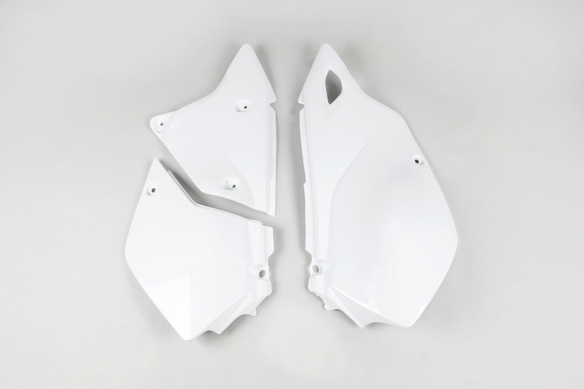 FIANCATINE-LATERALI-COMPATIBILE-CON-SUZUKI-DRZ-400E-2000-2025-BIANCO