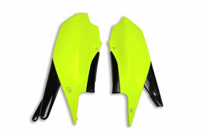 FIANCATINE-LATERALI-COMPATIBILE-CON-YAMAHA-YZF-250-2019-2023-GIALLO FLUO-DFLU