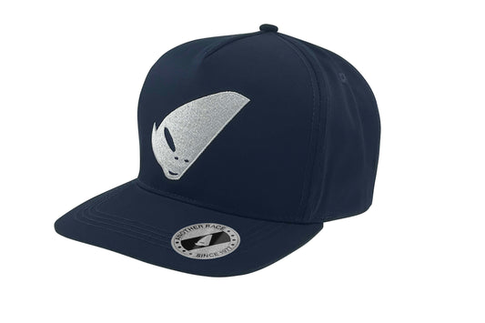 CAPPELLINO BLU CON LOGO ALIENO BIANCO