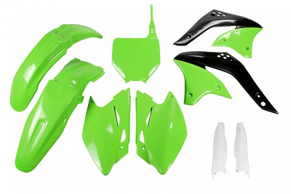 FULL-KIT-PLASTICHE-COMPATIBILE-CON-KAWASAKI-KXF-450-2006-2006-VERDE-026