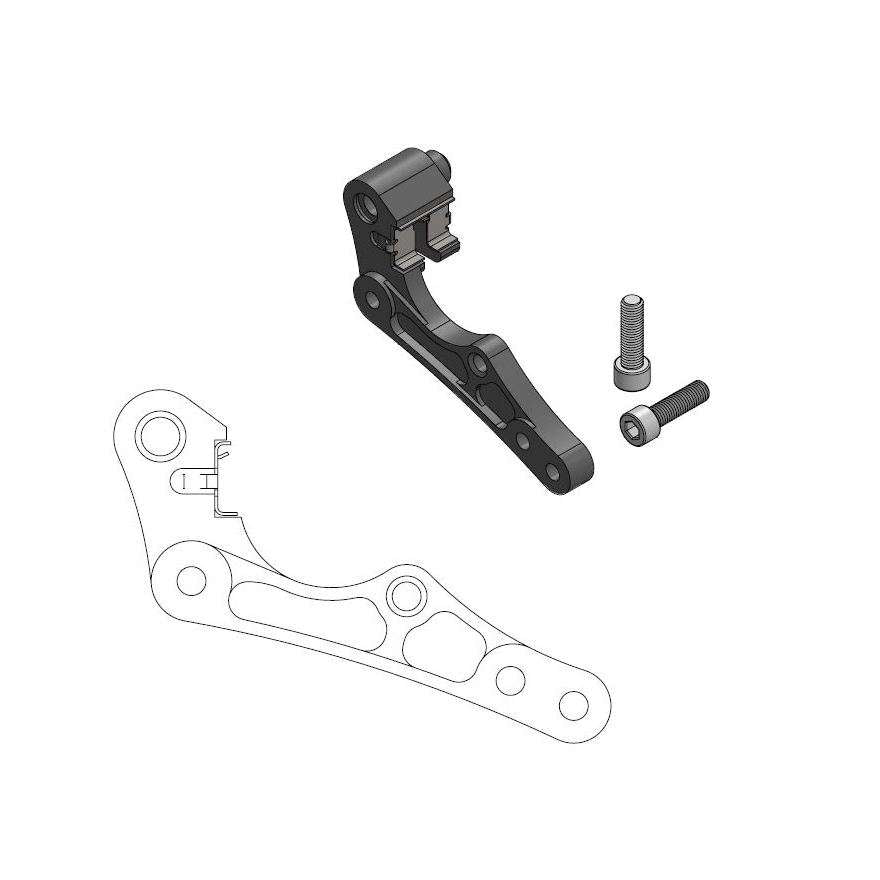 Distanziale pinza freno Husqvarna FE 350 18-21 anteriore 270 mm - Moto Master