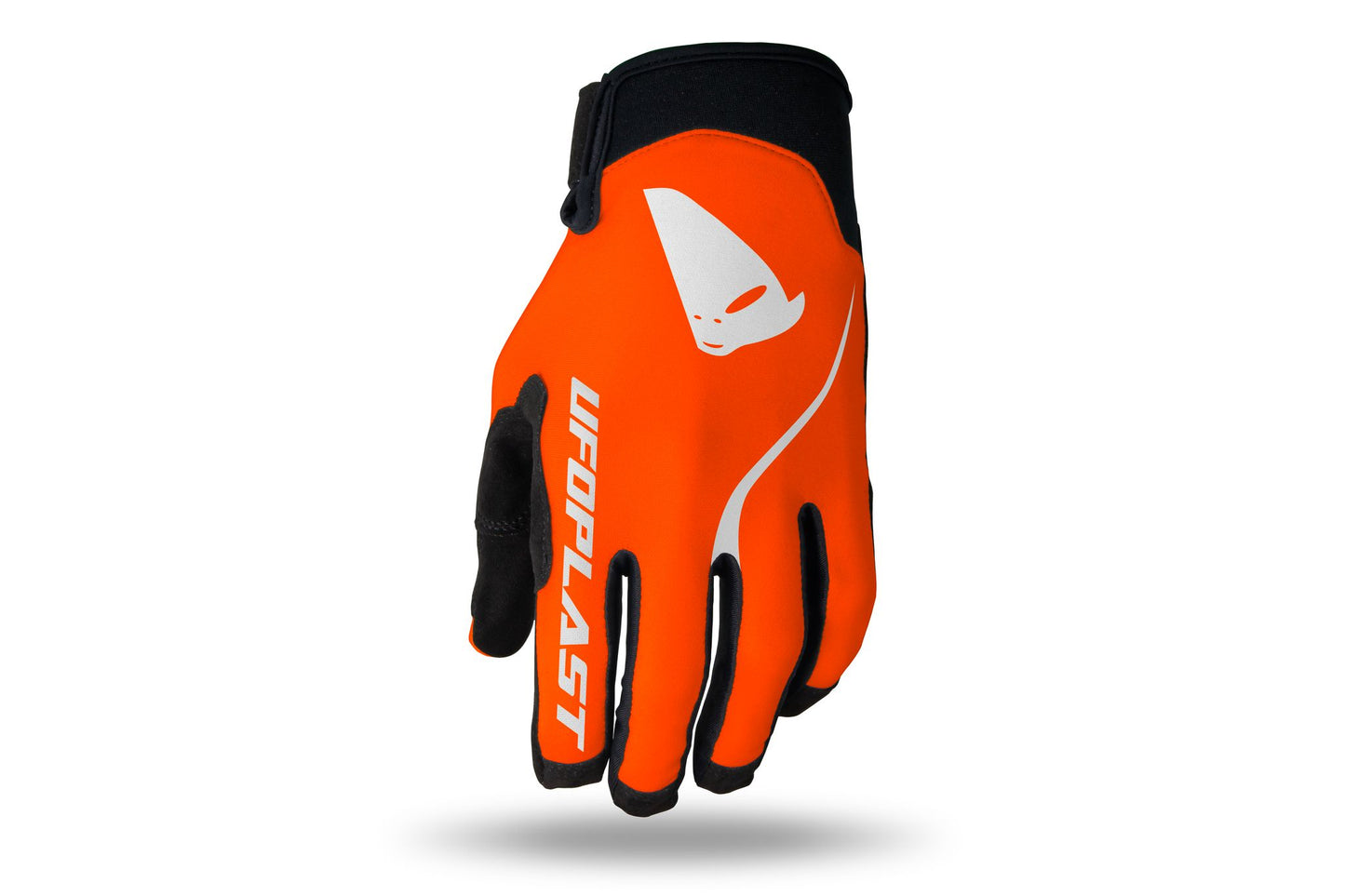 GUANTI MOTOCROSS UFO SKYLINE ARANCIO FLUO - vista 2