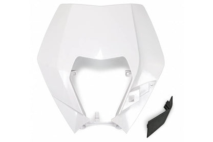 MASCHERINA-PORTAFARO-COMPATIBILE-CON-KTM-EXC-125-2009-2013-plastica-di-ric.-portafaro-OEM-BIANCO-047