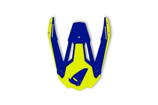 FRONTINO CASCO MOTOCROSS DIAMOND "NAVY BLUE-NEON YELLOW"